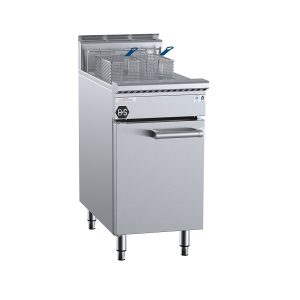 B&S Black Turbo Fryer Single Pan 2 Basket (TF-451)
