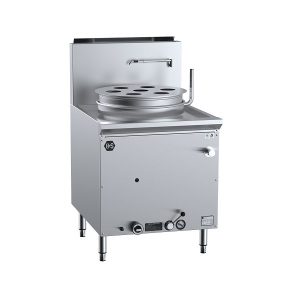 B&S Black Waterless Pot Steamer Single Hole (YCJSF-1)