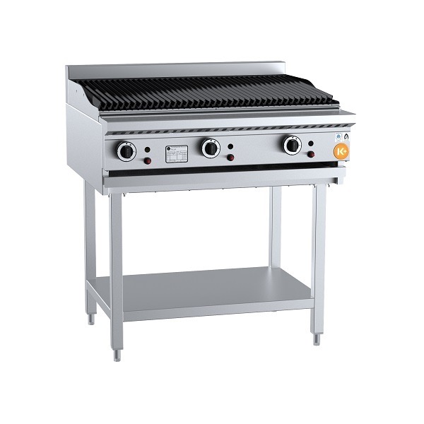 B&S K+ 90cm Charbroiler on Stand (KCBR-9)