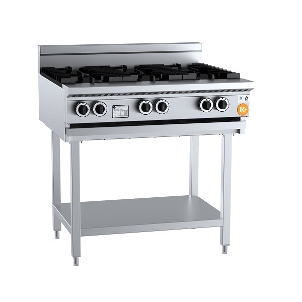 B&S K+ Stove Boiling Top 6 Burner on Stand (KBT-SB6)