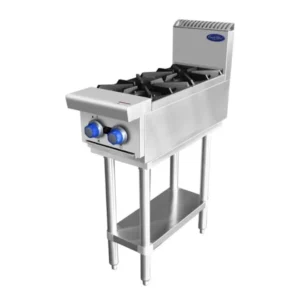 Cookrite 2 Burner Gas Cooktop (AT80G2B-F)