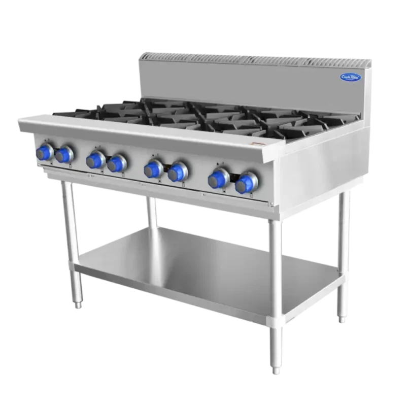 Cookrite 8 Burner Gas Cooktop (AT80G8B-F)