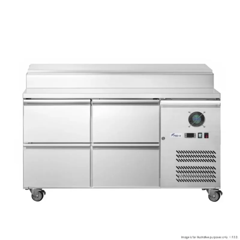 FED-X-4-Drawer-Sandwich-Counter-Stainless-Steel-(XSS7C13S2V-4D)_Caterware