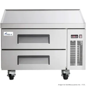 FED-X-Refrigerated-2-Drawer-Chef-Base-184Ltr-(XCB-36)_Caterware