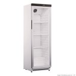 FED-X Stainless Steel Glass Door Upright Static Display Fridge (XR400SG)