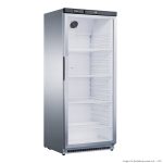 FED-X Stainless Steel Glass Door Upright Static Display Fridge (XR600SG)