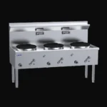 Luus Gas Triple Waterless Wok 3 Chimney Burners (WZ-3C)