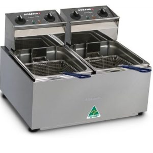 Roband Deep Fryer Counter Top F Series 2x8Ltr (F28)