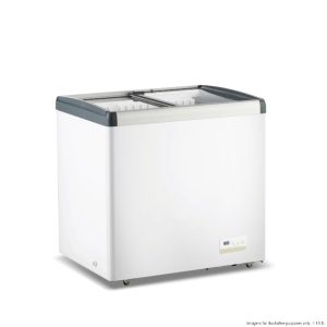 Thermaster 256Ltr Chest Freezer, Glass Sliding Lid (WD256G)