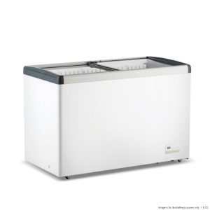 Thermaster 396Ltr Chest Freezer, Glass Sliding Lid (WD396G)