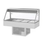 Woodson 1355mm Cold Food Display Straight Glass 4 Bays (WR.CFS24)