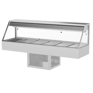 Woodson 2005mm Cold Food Display Straight Glass 6 Bays (WR.CFS26)