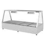Woodson Hot Food Display (Bain Marie) Self Serve 4 Bays (W.HFSS24)