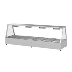 Woodson Hot Food Display (Bain Marie) Self Serve 6 Bays (W.HFSS26)