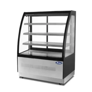 Atosa 900mm Cake Display Fridge Curved 4 Tier 290Ltr (DF097D)