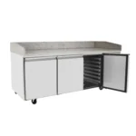 Atosa Marble Top Pizza Prep Fridge 3 Door 420Ltr (EPF3485)