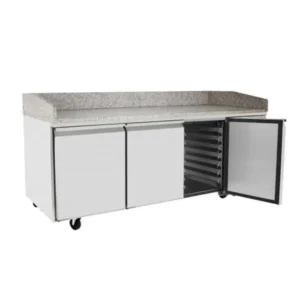 Atosa Marble Top Pizza Prep Fridge 3 Door 420Ltr (EPF3485)