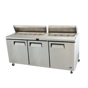 Atosa Mega Top Sandwich Prep Fridge 3 Door 600Ltr (MSF8308)