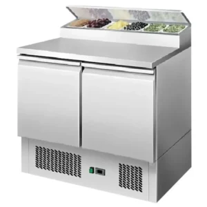 Atosa Open Top Saladette Fridge 2 Door 300Ltr (ESL3832)