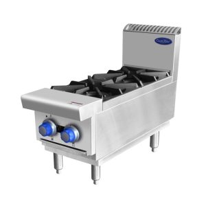 Cookrite 2 Burner Gas Cooktop Benchtop Model (AT80G2B-C)