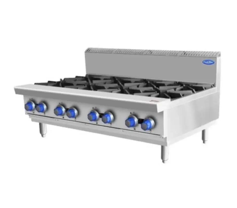 Cookrite 8 Burner Gas Cooktop Benchtop Model (AT80G8B-C)