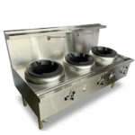 Jasper Wok Range 3 Hole Duckbill Burner (JA-3DB-N/L)