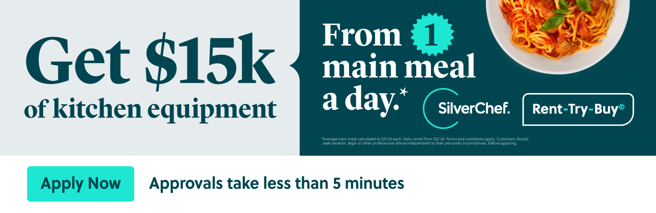 Get $15K of kitchen equipments