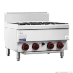 Gasmax Countertop Gas Cooktop 4 x 24Mj Burners (JUS-TR-4B)