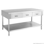 Modular Systems 1500mm Workbench with Drawers & Undershelf (SWBD-7-1500)