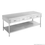 Modular Systems 1800mm Workbench with Drawers & Undershelf (SWBD-7-1800)