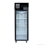 Thermaster-500Ltr-Tropicalised-Black-Stainless-Steel-Upright-Freezer-1-Glass-Door-(SUFG500B)_Caterware