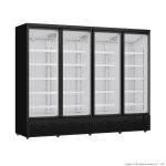 Thermaster Supermarket Display Fridge 4 Door Black 2248Ltr (LG-2200BGBM)