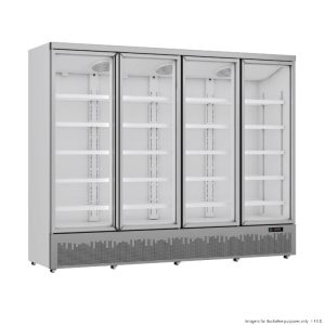 Thermaster Supermarket Display Fridge 4 Door White 2248Ltr (LG-2200GBM)