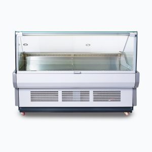 Bromic 1955mm Square Glass Deli Display White (DD1875SG-NR)