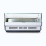Bromic 2580mm Square Glass Deli Display White (DD2500SG-NR)