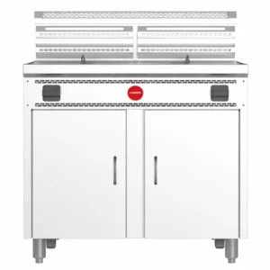 Cookon Gas Deep Fryer Compact 2 x 25Ltr Pans (FFR-2-300S)