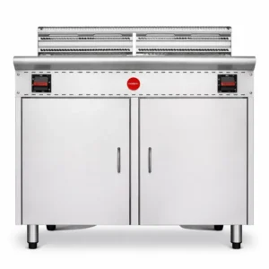 Cookon Gas Deep Fryer Econo Twin 2 x 34Ltr Pans (FFR-2-460S)