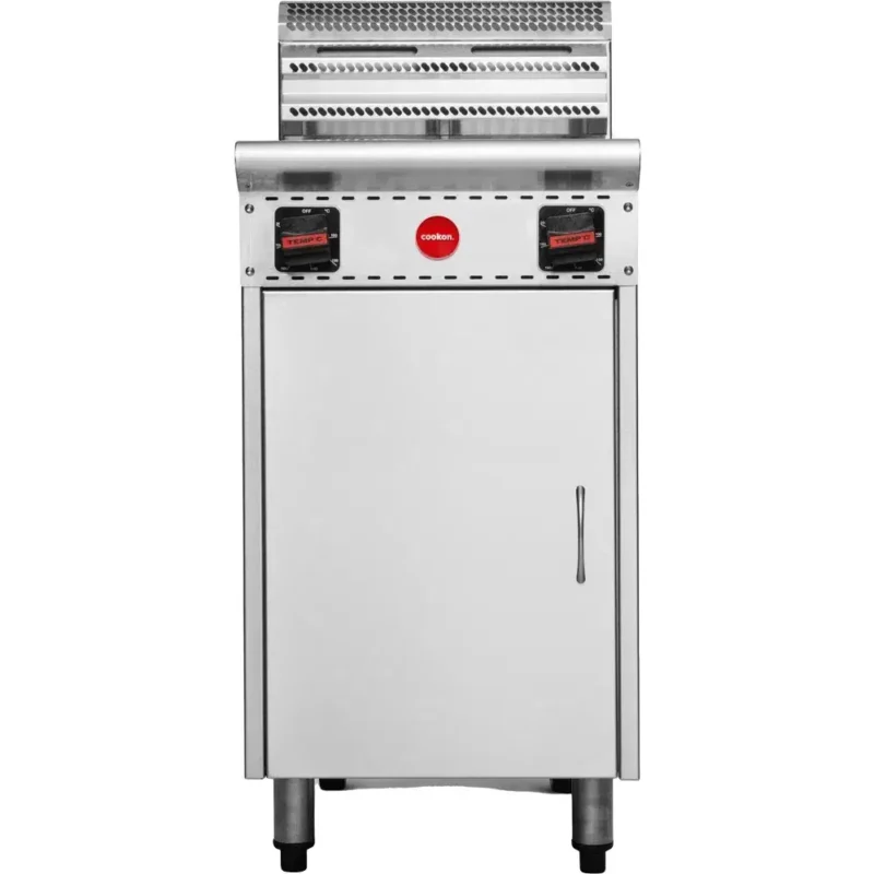Cookon-Gas-Deep-Fryer-Split-2-x-15Ltr-Pans-(FFR-2-200S)