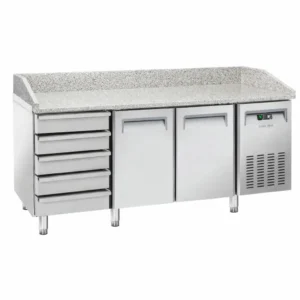 Saltas Marble Top Pizza Fridge 2 Door (MPB0026)