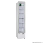 Thermaster SlimFit Upright Glass Door Beverage Fridge White 166Ltr (LG166FA)