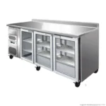 Thermaster Stainless Steel Bar Fridge with Splashback 3 Doors 523Ltr (CM20G)