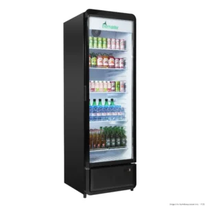 Thermaster-343Ltr-Upright-Glass-Door-Beverage-Fridge-1-Door-Black-(SDC-343B)_Caterware
