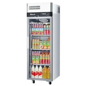 Turbo Air K-Series 1 Glass Door Top Mount Upright Freezer Stainless Steel (KF25-1G-N)-Caterware