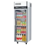 Turbo Air K-Series 1 Glass Door Top Mount Upright Fridge Stainless Steel (KR25-1G-N)-Caterware