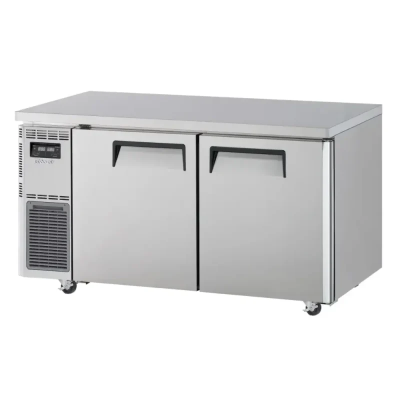Turbo Air K-Series 1500x700mm 2 Door Under Counter Fridge:Freezer (KURF15-2-N)-Caterware