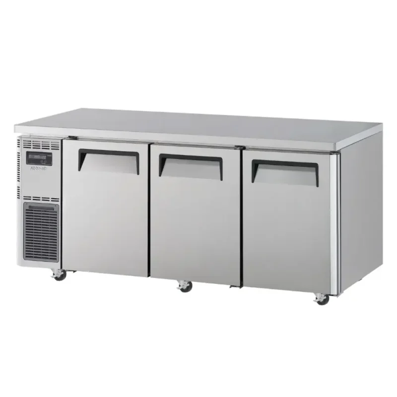 Turbo Air K-Series 1800x600mm 3 Door Under Counter Freezer (KUF18-3S-N)