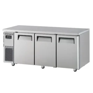 Turbo Air K-Series 1800x700mm 3 Door Under Counter Fridge:Freezer (KURF18-3-N)-caterware
