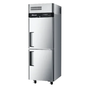 Turbo Air K-Series 2 Door (Dual Zone) Top Mount Upright Fridge:Freezer Stainless Steel (KRF25-2-N)-Caterware