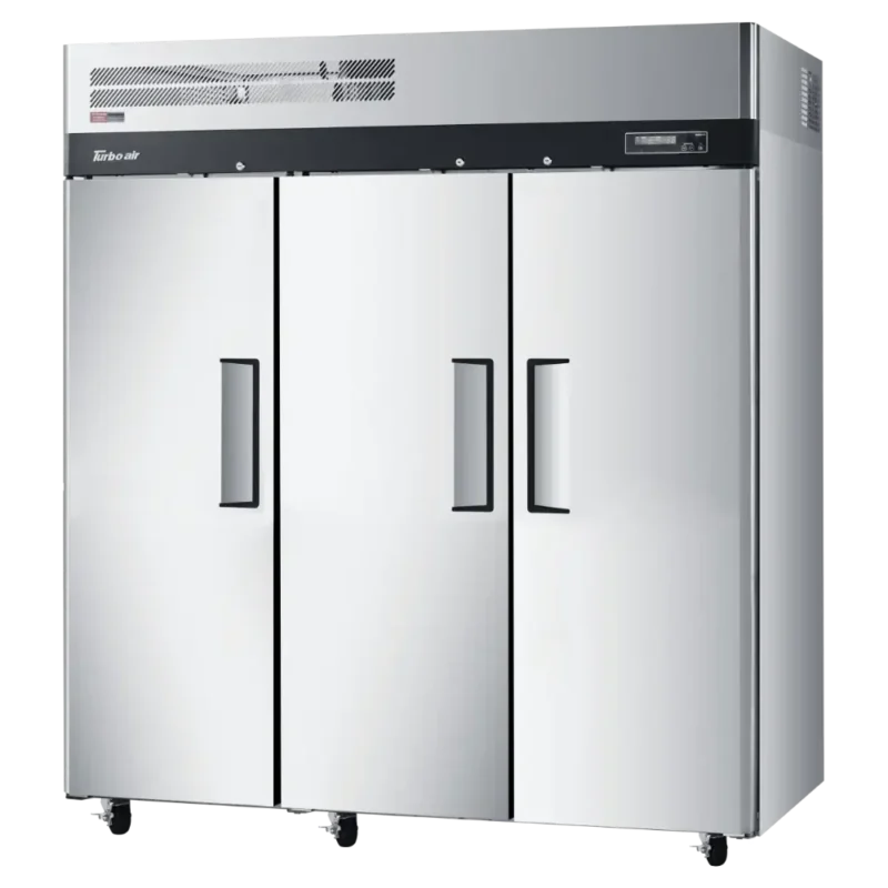 Turbo Air K-Series 3 Door Top Mount Upright Freezer Stainless Steel (KF65-3-N)-Caterware