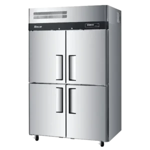 Turbo Air K-Series 4 Door (Split 2 Door) Top Mount Upright Fridge Stainless Steel (KR45-4-N)-Caterware